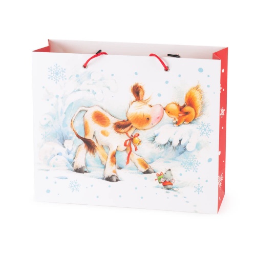 Новогодний пакет с бычком